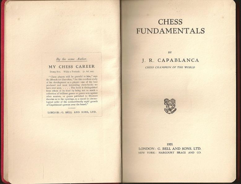  FUNDAMENTOS DO XADREZ - Capablanca (Portuguese Edition) eBook :  Capablanca, José Raul: Tienda Kindle
